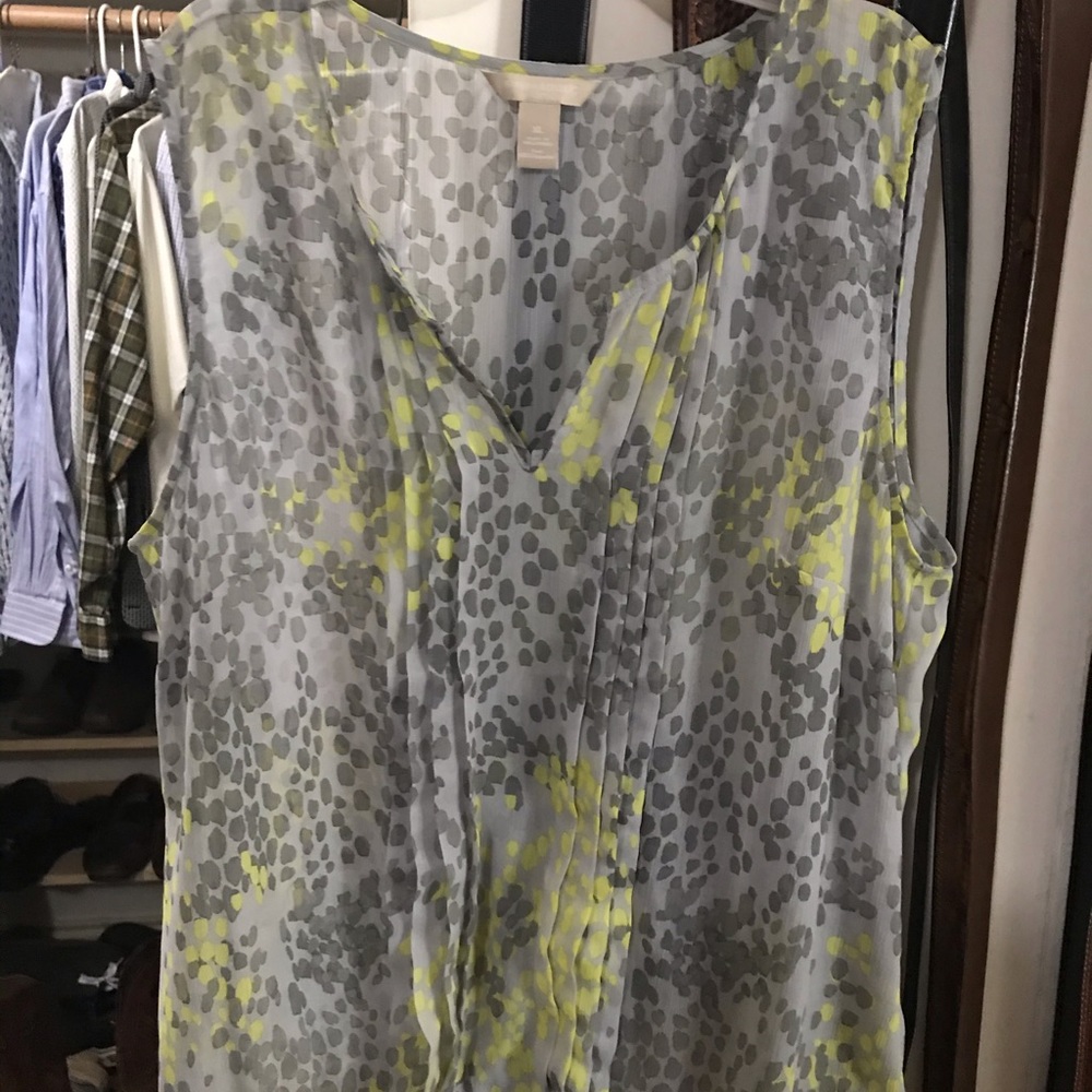 Banana Republic Sheer tank dressy top